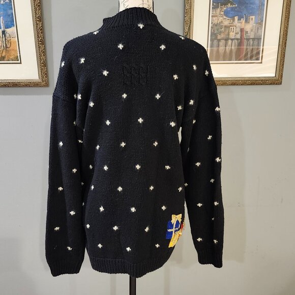 Vintage Santa Sweater with Jingle Bells - Picture 6 of 9